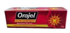 2 x Orajel  Dental Gel for Rapid Relief of Toothache  5.3g  Free Delivery