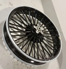 21x3.5 Fat Spoke Wheel Front Tubeless Rim For Harley Softail Heritage Fatboy