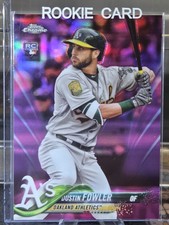 Dustin Fowler 2018 Topps Chrome Update #HMT13 Pink Refractor