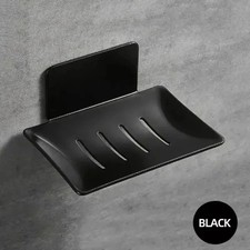 No Drilling Soap Dish Holder Wall Mounted Drain Soap Sponge Box for Soap hold