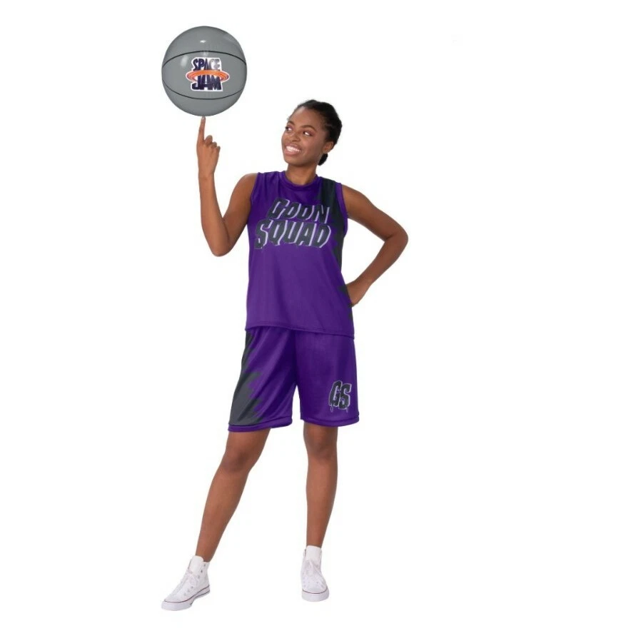 Space Jam Mujer XL Disfraz de Halloween Escuadrón de Goones Camiseta Baloncesto James Lebron Foto 2 de 4