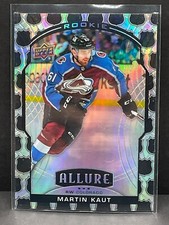 2020-21 UD Allure NHL Logo parallel 77 Martin Kaut Rookie RC Colorado Avalanche