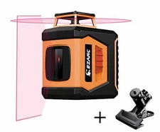 EZARC Rotary Laser Level - Self Leveling 360-Degree Cross Line Laser Level EL360