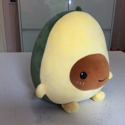 Kenji Avocado Plushie Green Yellow Soft Collectable Toy 11” 28cm UK
