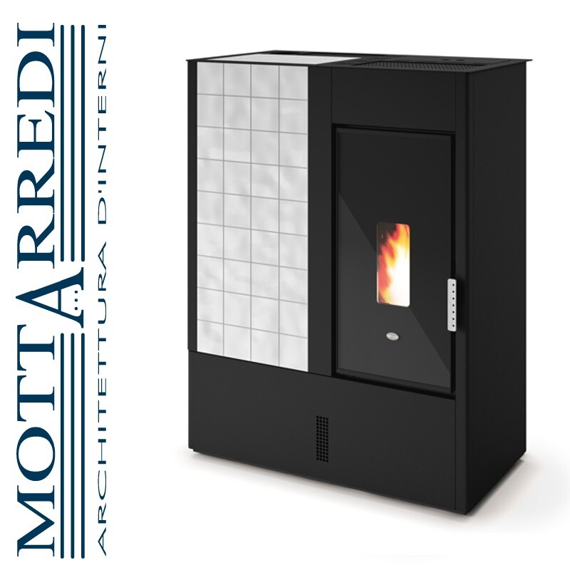 STUFA PELLET CONVENZIONE NATURALE EVA CALOR COSTANZA 11 Kw