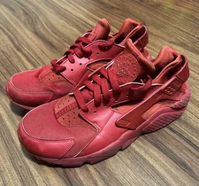 Nike Mens Air Huarache 318429-660 Red Mesh Trail Running Shoes Sneakers Size 9