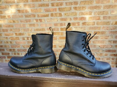 Martens Women's Pascal Virginia Leather Lace Up Boots Black