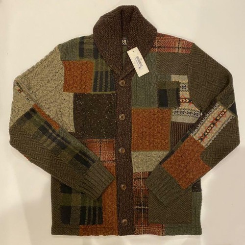 RRL RALPH LAUREN Patchwork Wool-Blend 