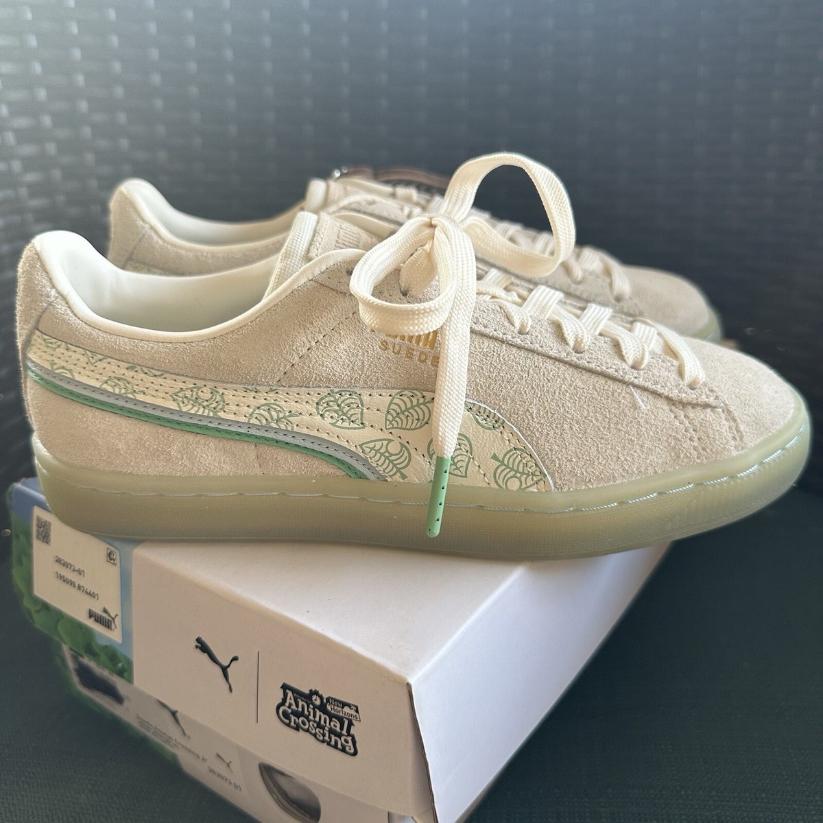 PUMA x Animal Crossing Suede Sneakers Junior Size 7C New in Box | eBay