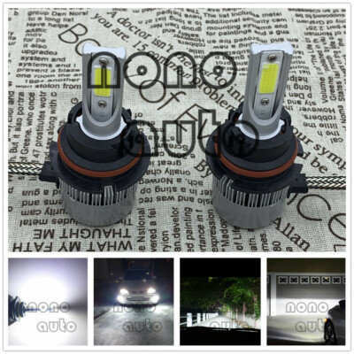 NEW 9007 HB5 6000K White 8000LM LED Headlight Bulbs Kit High & Low Beam