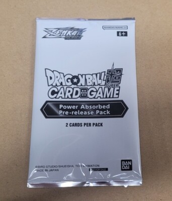 1x DRAGON BALL SUPER ZENKAI Power Absorbed Pre-Release Pack Sealed