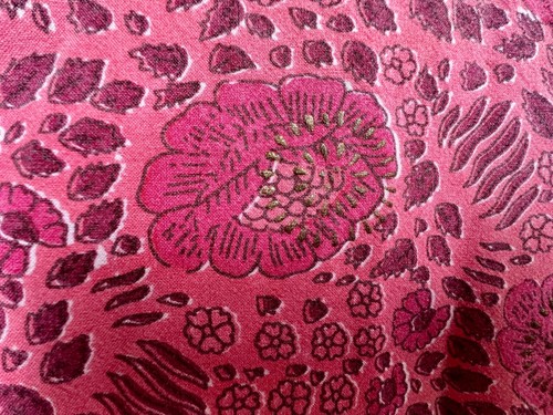 ✩Stunning *EAST* Pink Gold Floral Block Printed Pin Tucks Midi Shirt Dress L✩ - Picture 10 of 13