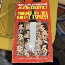 MURDER ON THE ORIENT EXPRESS Agatha Christie 1975 vintage Pocket Book paperback