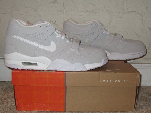 Nike Air Trainer III 3 Gris Neutro Blanco Talla 10 ¡NUEVO! Vintage 679066-146 2005 - Imagen 9 de 10