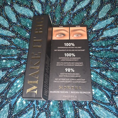 MORPHE Morphe Make it Big Mascara Bold Black Travel Size 5.5ml/0.19oz NEW