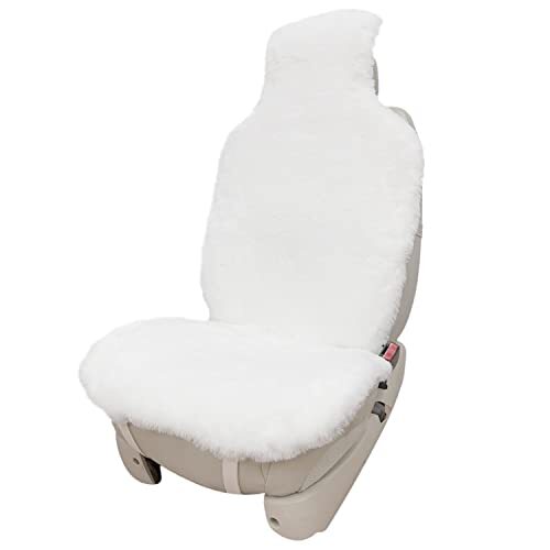 Universal Sheepskin Wool Fur Fluffy Car Seat Cover for Auto SUV Trucks