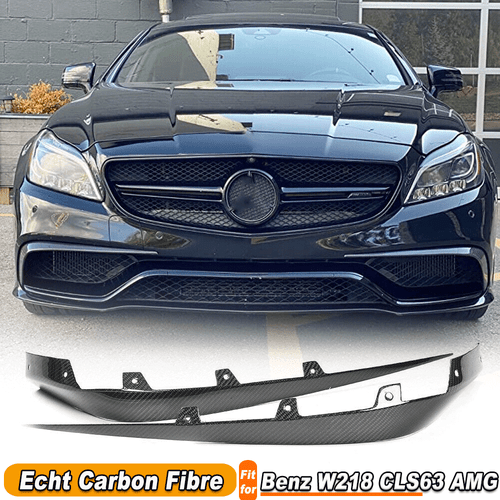 Per Mercedes Benz W218 CLS63 AMG Carbon Canards Flaps pinne spoiler splitter  - Foto 1 di 13