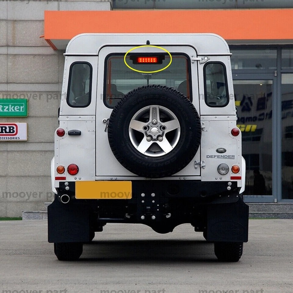 Luz de freno 3RD de montaje alto con lente de humo para Land Rover Discovery Defender Foto 4 de 4
