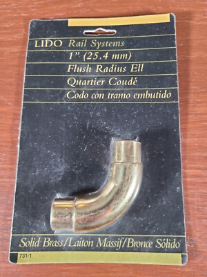 Brand New!! LIDO Gourmet Rail Systems 1'' Flush Radius Ell 90 Degree Elbow