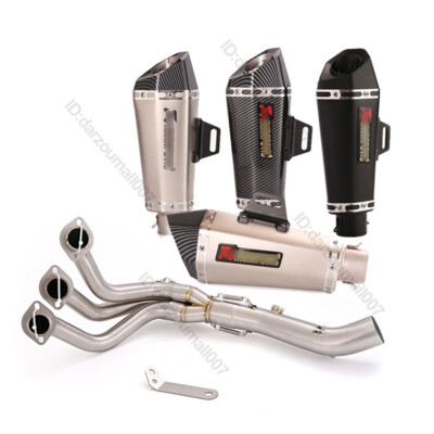 For Yamaha MT09 FZ09 2014-2020 Full Exhaust System Header Link Pipe Muffler Tips