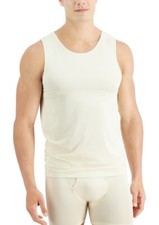 ALFANI Men s Air Mesh Undershirt Tank Color Ivory Size L