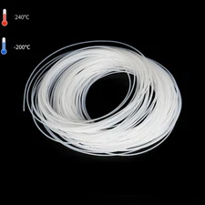 Clear Translucent PTFE Tubing Capillary Tube Pipe Hose -200℃ ~ 260℃ High Temp