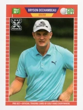 BRYSON DECHAMBEAU 2021 LEAF PRO SET XRC ROOKIE RC #PS9 PGA GOLF US OPEN CHAMPION
