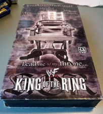 WWF - King of the Ring 2001 VHS - WWE Undertaker Attitude Era Triple H Rock