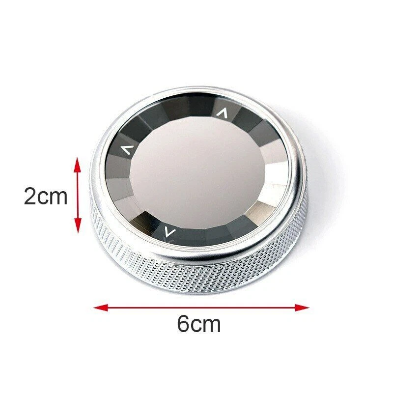 For BMW F25 F11 F20 iDrive NBT Car Crystal Multimedia Button Knob Cover Trim 1Pc - Image 2 of 4