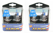 4 Stück Glühlampe, Glühbirne, Lampe H1 12V 55W PKW KFZ Auto weiß Halogen