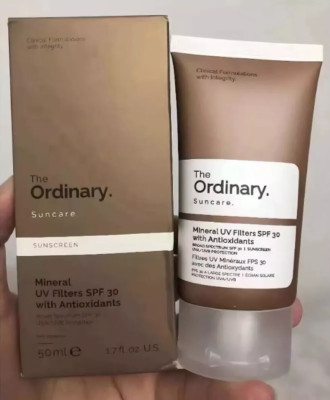 50ml The Ordinary Mineral UV Filter LSF 30 Antioxidantien Sonnenpflege Breitspektrum