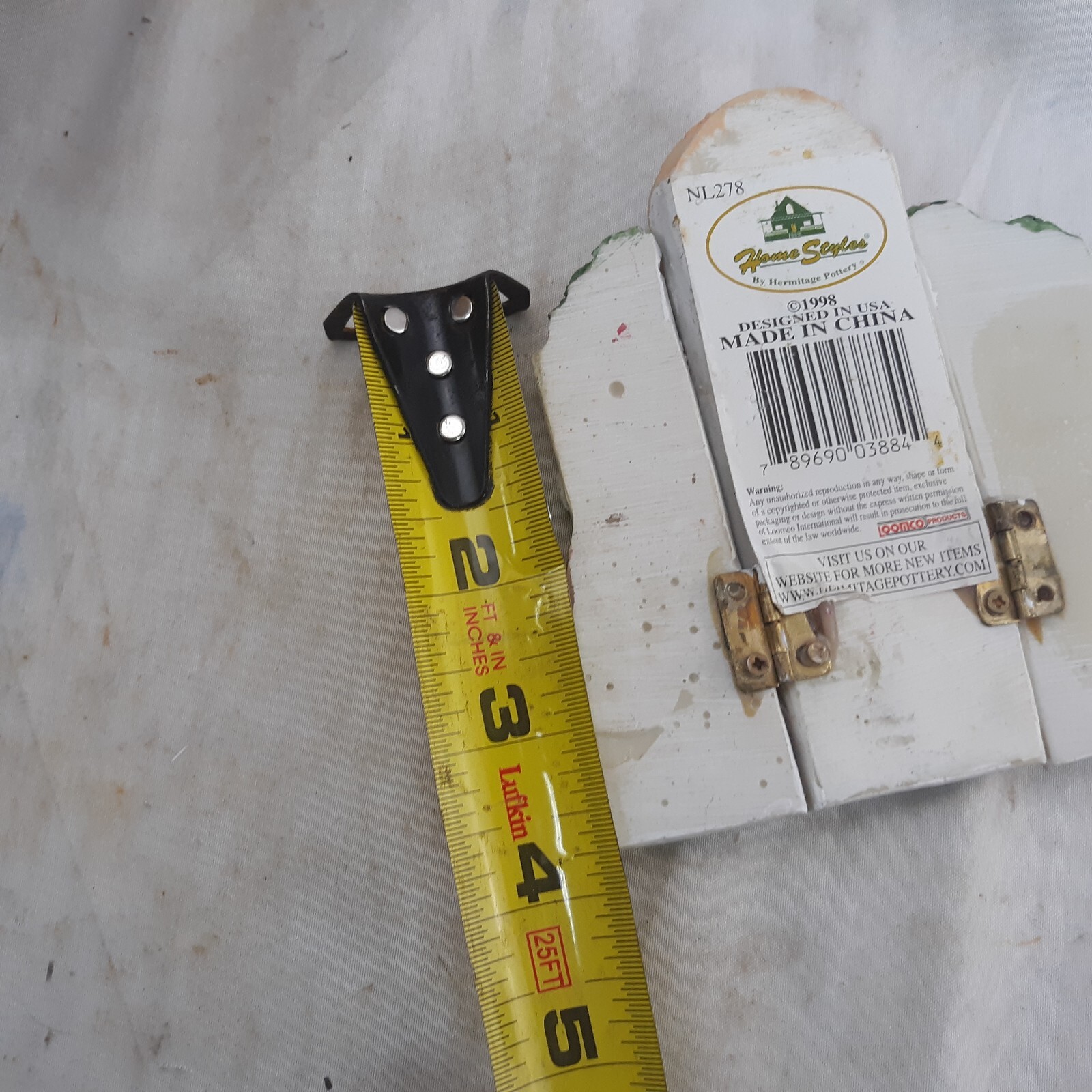 Lot of 4 Decorative Resin Garden Fence Plaques – Sunflower Cottage Spring Decor