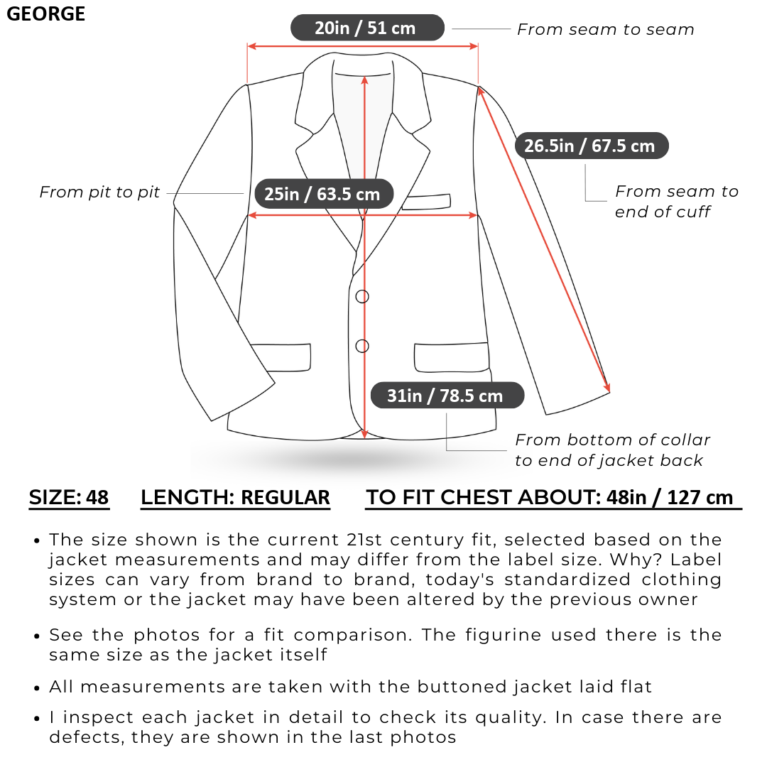 Mens Suit Jacket Blazer Size Guide Mens Grey Wool Sport Coat 48R