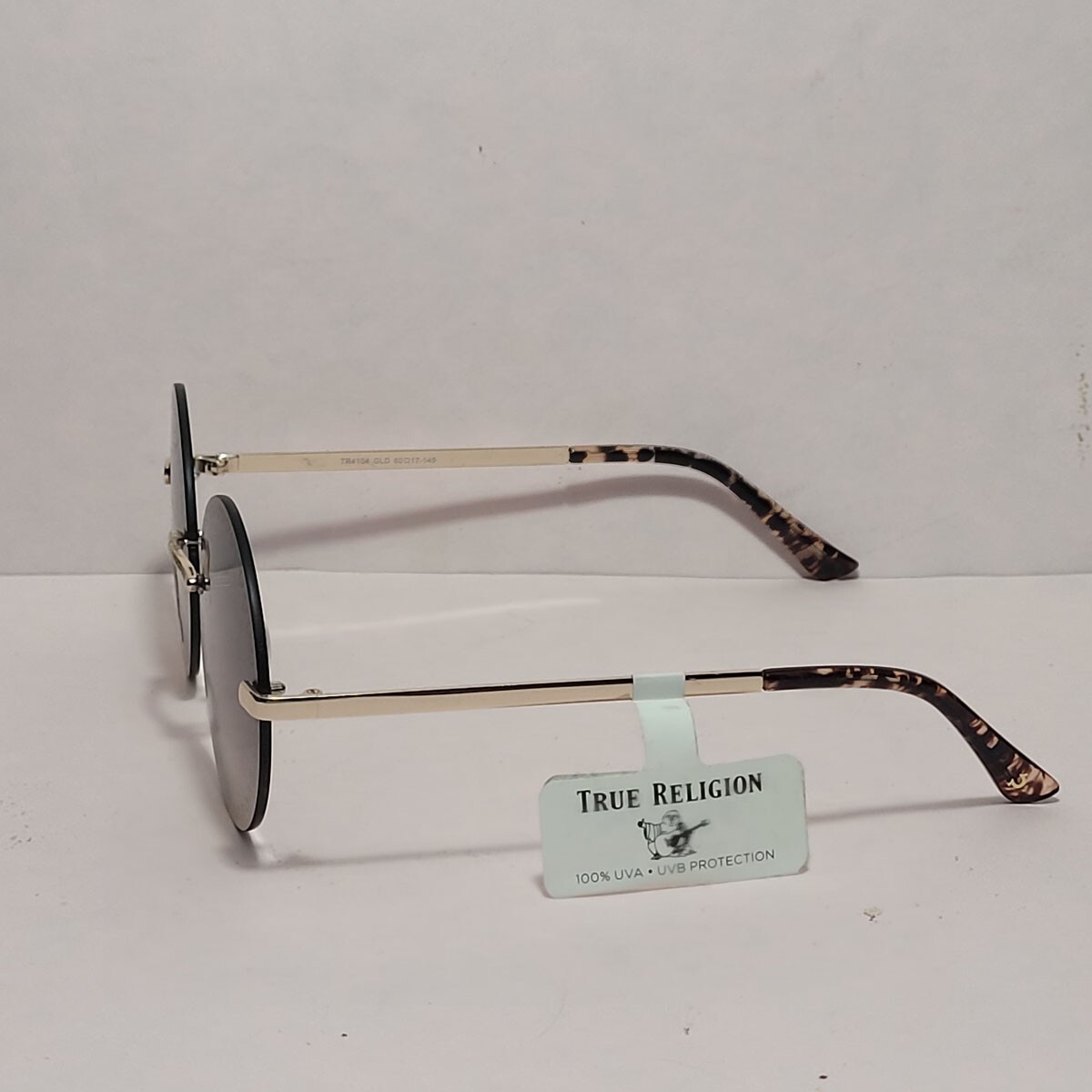 True Religion Round Rimless Sunglasses TRUE RELIGION Rimless Shield Sunglasses in Black | Lyst main image 2