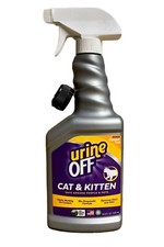 UrineOff Cat  Kitten 16.9oz Spray Carpet Cap Pet Safe Removes Stains  Odors