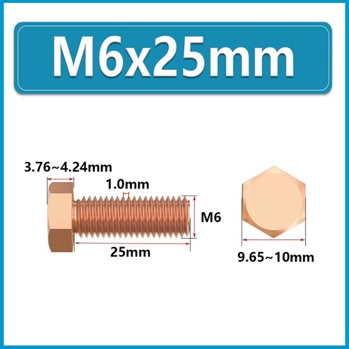 M3 M4 M5 M6 M8 M10 M12 M14~M20 Sechskant Madenschrauben -T2 Kupfer Sechskant Madenschrauben - Bild 56 von 124