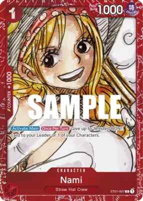 Nami ST01-007 One Piece Promotion Cards for sale | eBay