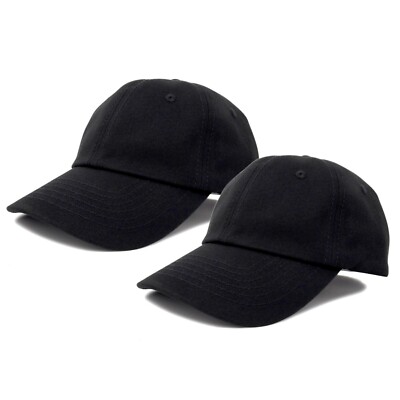 DALIX Youth Girls Boys Dad Hats Baseball Caps 2 for 1 Deal