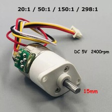 DC 5V Micro Mini 15BY 15mm Metal Gearbox 2-Phase 4-Wire Gear Stepper Motor Robot