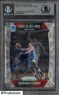 Stephen Curry Signed 2015-16 Panini Prizm #377 Warriors BGS BAS AUTO