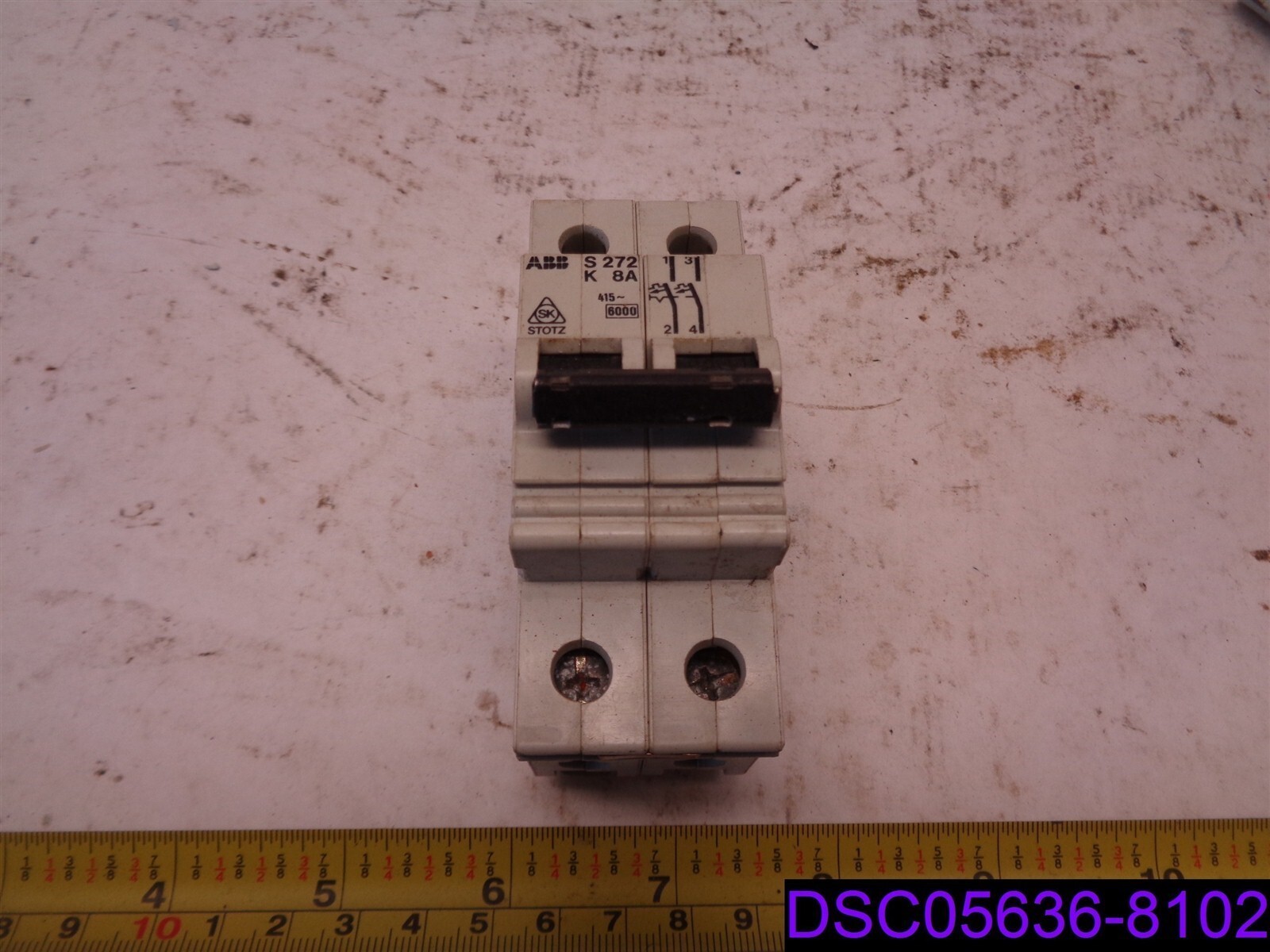 ABB - S272-K8A - 2 Pole Circuit Breaker