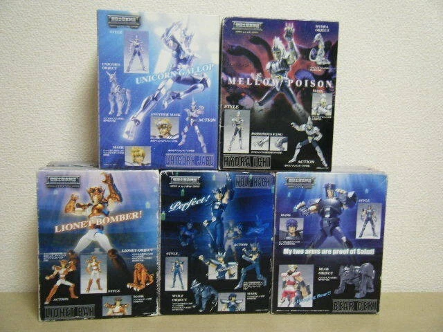 Juego de Oso BANDAI Saint Seiya Myth Cloth Bronze serie Unicornio Lionet Wolf Hydra Foto 2 de 4