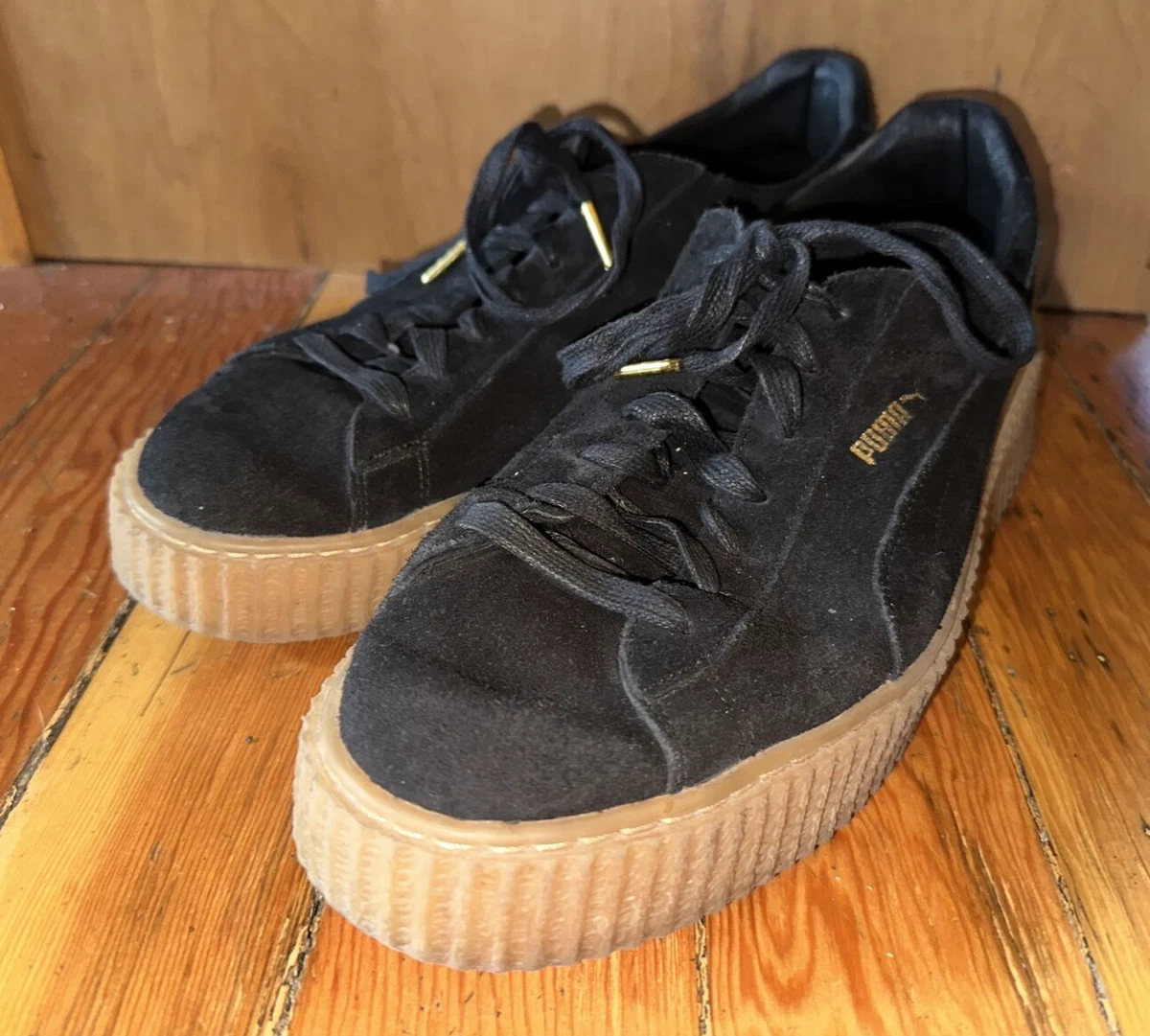 biografía testigo León Puma Fenty By Rihanna Shoes Size 13 men&#039;s - black suede | eBay