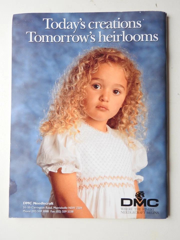 Australian Smocking & Embroidery magazine No 32 from  1995 complete w/ patterns - Image 2 of 4