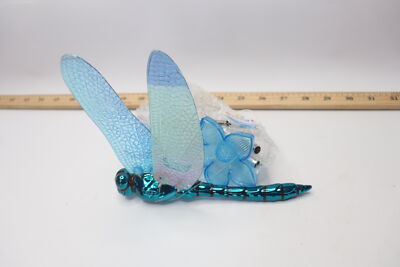 Exhart WindyWing Blue Dragonfly Wind Chimes