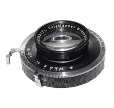 Voigtlander Heliar 3,5/10,5cm 105mm Shutter Compur Rapid Lens