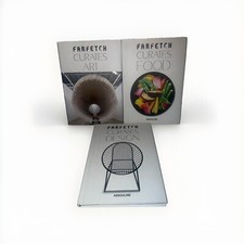 Assouline-FARFETCH Curates Art,Food&Design Hardcover Book Lot Of 3