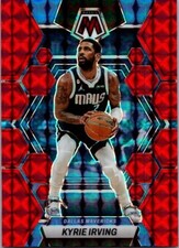 2020-21 Panini Mosaic #13 Kyrie Irving Montage Mosaic Red