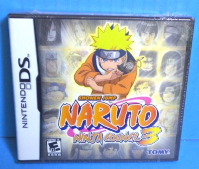 NARUTO NINJA COUNCIL 3 Nintendo DS COMPLETE WITH MANUAL BRAND NEW