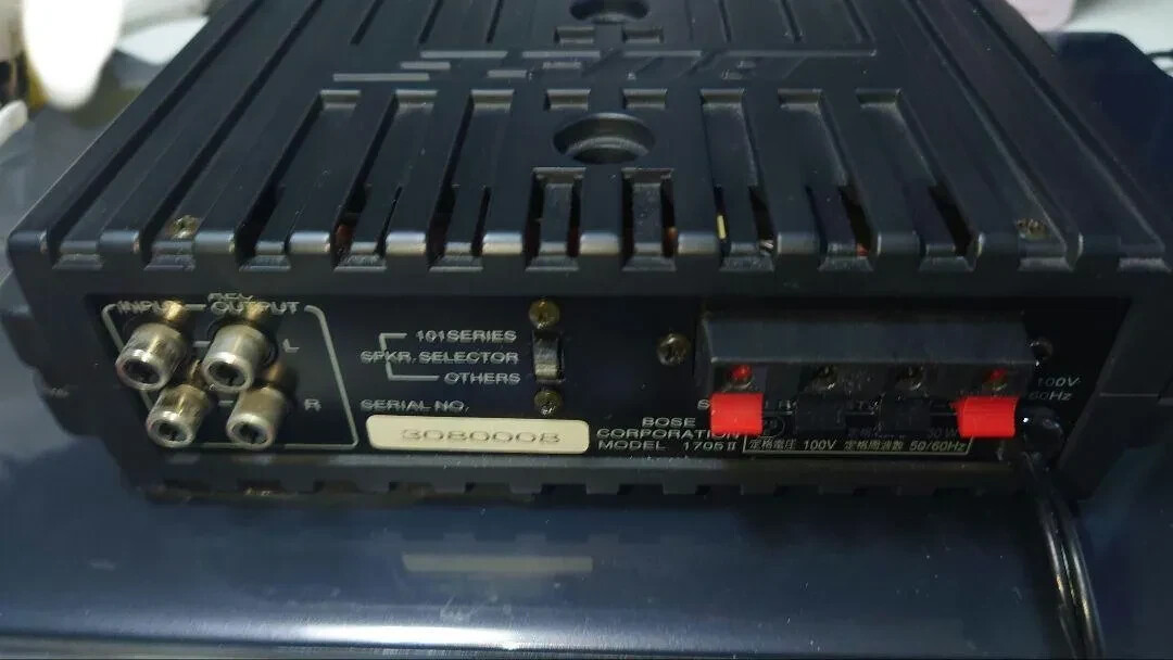 BOSE 1705 Ⅱ BOSE 1705 II Power Amplifier Used Tested 100VAC W/Cable From